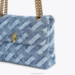 Kurt Geiger 女性 ロンドン ラージ ケンジントン ソフト D60X684 デニム |バッグ - Image 6