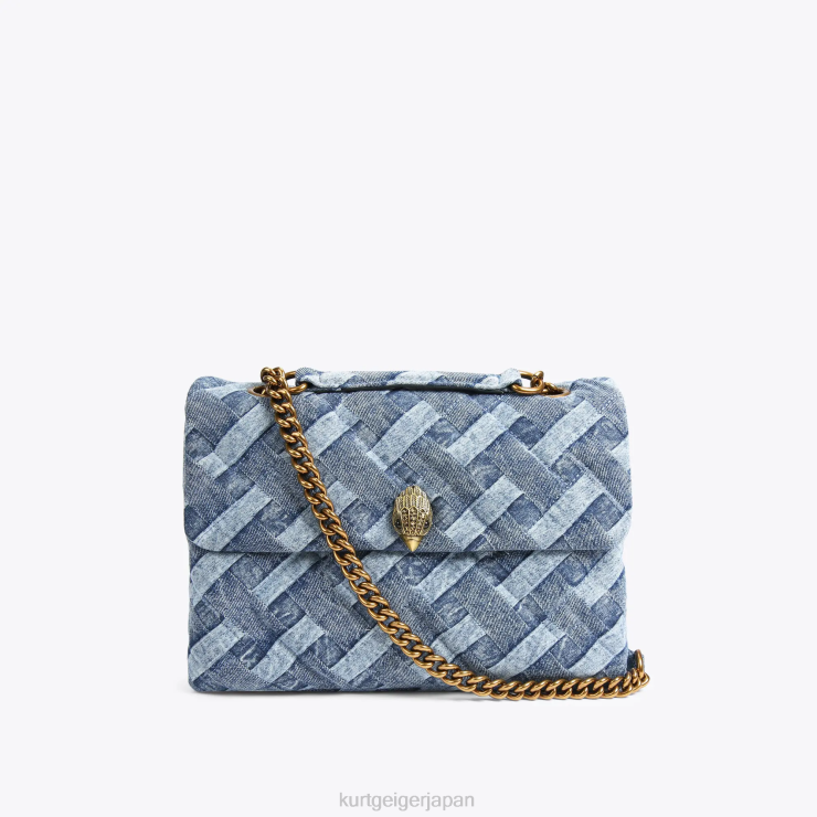 kurt_geiger_e5a5b3e680a7_e383ade383b3e38389e383b3_e383a9e383bce382b8_e382b1e383b3e382b8e383b3e38388e383b3_e382bde38395e38388_d.png Kurt Geiger 女性 ロンドン ラージ ケンジントン ソフト D60X684 デニム |バッグ - Image 1