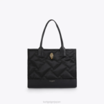 Kurt Geiger 女性 ロンドン リサイクル スクエア 小さな買い物客 D60X6112 黒 |バッグ