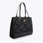 Kurt Geiger 女性 ロンドン リサイクル スクエア 小さな買い物客 D60X6112 黒 |バッグ - Image 3