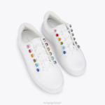 Kurt Geiger 女性 ロンドン リビア チャンキー レインボー D60X6184 白い櫛 |履物 - Image 3