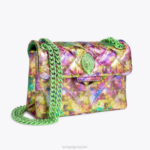 Kurt Geiger 女性 ロンドン レザー ミニ ケンジントン D60X650 緑の組み合わせ |バッグ - Image 3