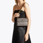 Kurt Geiger 女性 ロンドン 千鳥格子柄のミニケンジントン生地 D60X674 ベージュ |バッグ - Image 2