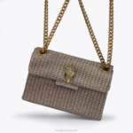 Kurt Geiger 女性 ロンドン 千鳥格子柄のミニケンジントン生地 D60X674 ベージュ |バッグ - Image 6