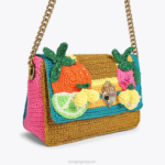 Kurt Geiger 女性 ロンドンかぎ針編みケンジントン D60X682 ゴールドの組み合わせ |バッグ - Image 6