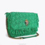 Kurt Geiger 女性 ロンドンかぎ針編みフリンジケンジントン D60X645 緑 |バッグ - Image 3