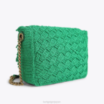 Kurt Geiger 女性 ロンドンかぎ針編みフリンジケンジントン D60X645 緑 |バッグ - Image 4