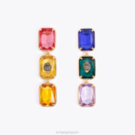 Kurt Geiger 女性 ロンドンの長方形の石の線形 D60X6236 他の |アクセサリー