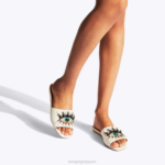 Kurt Geiger 女性 ロンドンアイフラットサンダル D60X6353 骨 |履物 - Image 2