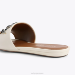 Kurt Geiger 女性 ロンドンアイフラットサンダル D60X6353 骨 |履物 - Image 4