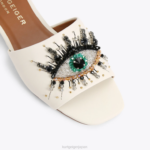 Kurt Geiger 女性 ロンドンアイフラットサンダル D60X6353 骨 |履物 - Image 5