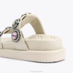 Kurt Geiger 女性 ロンドンオーソンクリスタルサンダル D60X6428 骨の組み合わせ |履物 - Image 4