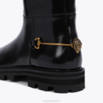 Kurt Geiger 女性 ロンドンカーナビーライディングブーツ D60X6399 黒 |履物 - Image 4