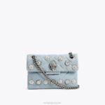 Kurt Geiger 女性 ロンドンクリスタルミニケンジントン D60X690 青白い |バッグ