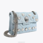 Kurt Geiger 女性 ロンドンクリスタルミニケンジントン D60X690 青白い |バッグ - Image 3