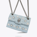 Kurt Geiger 女性 ロンドンクリスタルミニケンジントン D60X690 青白い |バッグ - Image 6