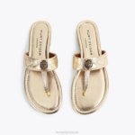 Kurt Geiger 女性 ロンドンケンジントン Tバーサンダル D60X6448 金 |履物 - Image 3