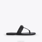 Kurt Geiger 女性 ロンドンケンジントン Tバーサンダル D60X6451 黒 |履物 - Image 3