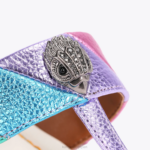 Kurt Geiger 女性 ロンドンケンジントン Tバーサンダル D60X6228 メタルコンビネーション |履物 - Image 5