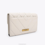 Kurt Geiger 女性 ロンドンケンジントンアイチェーンウォレット D60X656 骨 |バッグ - Image 3
