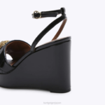 Kurt Geiger 女性 ロンドンケンジントンウェッジ D60X6346 黒 |履物 - Image 4