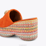 Kurt Geiger 女性 ロンドンケンジントンウェッジミュール D60X6287 オレンジ |履物 - Image 4