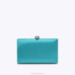 Kurt Geiger 女性 ロンドンケンジントンクラッチ D60X660 ターコイズ |バッグ