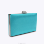 Kurt Geiger 女性 ロンドンケンジントンクラッチ D60X660 ターコイズ |バッグ - Image 3