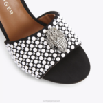 Kurt Geiger 女性 ロンドンケンジントンサンダル D60X6420 黒、白 |履物 - Image 5