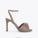 Kurt Geiger 女性 ロンドンケンジントンサンダル D60X6672 ベージュ |履物