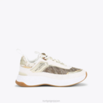 Kurt Geiger 女性 ロンドンケンジントンスニーカー D60X6294 ベージュ |履物