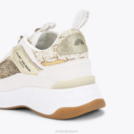 Kurt Geiger 女性 ロンドンケンジントンスニーカー D60X6294 ベージュ |履物 - Image 3