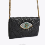 Kurt Geiger 女性 ロンドンケンジントンチェーンアイウォレット D60X696 黒 |バッグ - Image 3