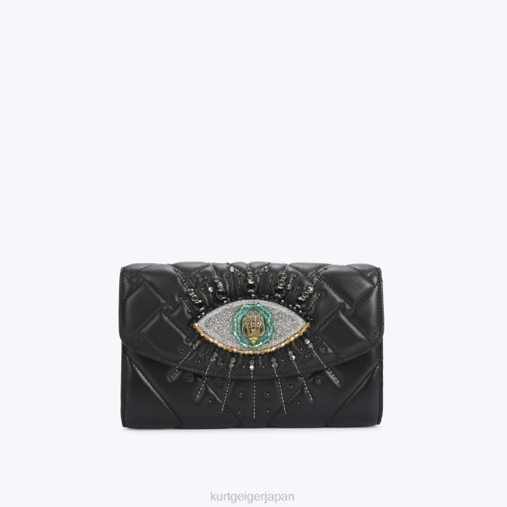 kurt_geiger_e5a5b3e680a7_e383ade383b3e38389e383b3e382b1e383b3e382b8e383b3e38388e383b3e38381e382a7e383bce383b3e382a2e382a4e38.png Kurt Geiger 女性 ロンドンケンジントンチェーンアイウォレット D60X696 黒 |バッグ - Image 1
