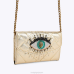 Kurt Geiger 女性 ロンドンケンジントンチェーンウォレットアイ D60X6109 金 |バッグ - Image 2