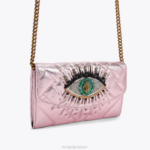 Kurt Geiger 女性 ロンドンケンジントンチェーンウォレットアイ D60X6110 淡いピンク |バッグ - Image 3