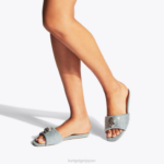 Kurt Geiger 女性 ロンドンケンジントンフラットサンダル D60X6349 青その他 |履物 - Image 2