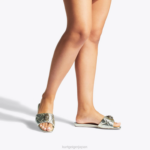 Kurt Geiger 女性 ロンドンケンジントンフラットサンダル D60X6350 金 |履物 - Image 2