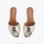 Kurt Geiger 女性 ロンドンケンジントンフラットサンダル D60X6350 金 |履物