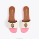 Kurt Geiger 女性 ロンドンケンジントンフラットサンダル D60X6348 骨の組み合わせ |履物 - Image 3