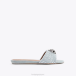 Kurt Geiger 女性 ロンドンケンジントンフラットサンダル D60X6349 青その他 |履物 - Image 3