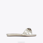 Kurt Geiger 女性 ロンドンケンジントンフラットサンダル D60X6350 金 |履物 - Image 3