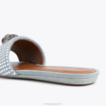 Kurt Geiger 女性 ロンドンケンジントンフラットサンダル D60X6349 青その他 |履物 - Image 4