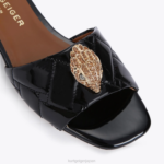 Kurt Geiger 女性 ロンドンケンジントンフラットサンダル D60X6352 黒 |履物 - Image 4