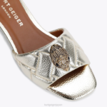 Kurt Geiger 女性 ロンドンケンジントンフラットサンダル D60X6350 金 |履物 - Image 5