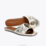 Kurt Geiger 女性 ロンドンケンジントンフラットサンダル D60X6350 金 |履物 - Image 6