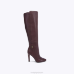 Kurt Geiger 女性 ロンドンショアディッチニーブーツ D60X6309 ワイン |履物