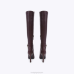 Kurt Geiger 女性 ロンドンショアディッチニーブーツ D60X6309 ワイン |履物 - Image 3