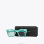 Kurt Geiger 女性 ロンドンジュエルサングラス D60X6461 ターコイズ |アクセサリー - Image 4