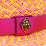Kurt Geiger 女性 ロンドンストローフリンジフェドーラハット D60X6474 ピンクの組み合わせ |アクセサリー - Image 4